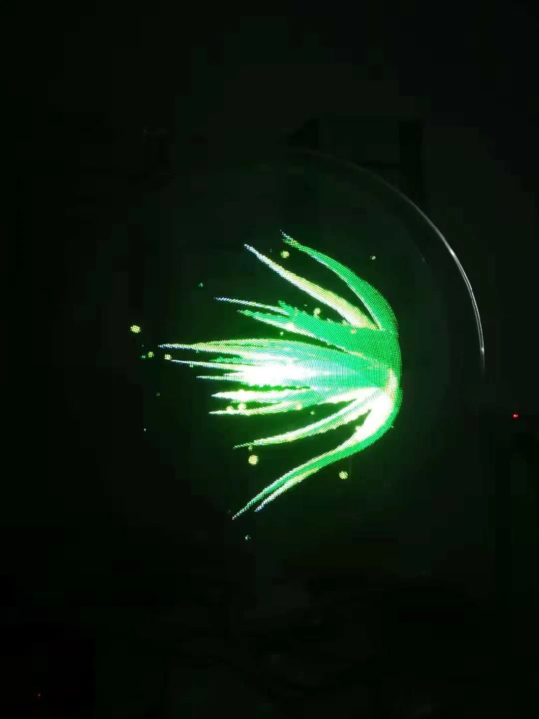 주도하는 빛 홀로그램 팬을 3D명 광고하기 위한 3D 거울 홀로그래픽 디스플레이 키오스크