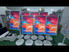 32인치 스탠드 휴대용 스마트 인터랙티브 터치 모바일 무선 LCD 회전 디스플레이