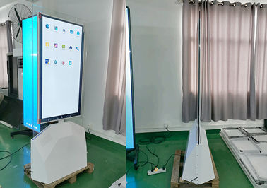 Single Sided Wall Mounted Digital Signage 55" OLED With Another Side Mirror