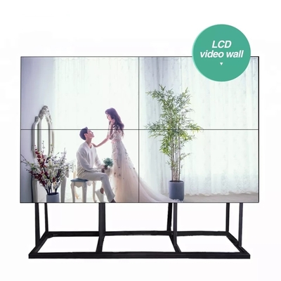4x4 극단적 가는 LCD 비디오 월 화면 55 인치 500 cd/M2 긴 수명