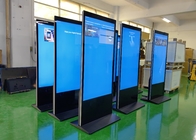 디지털 신호 토템 키오스크를 광고하는 LCD를 세우는 아이폰 모양이 형성된 바닥