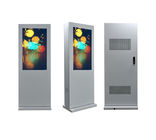 55&quot; Ar 전기 용량 유리제 에어 컨디셔너 냉각을 가진 와이파이 옥외 LCD 디지털 방식으로 간판