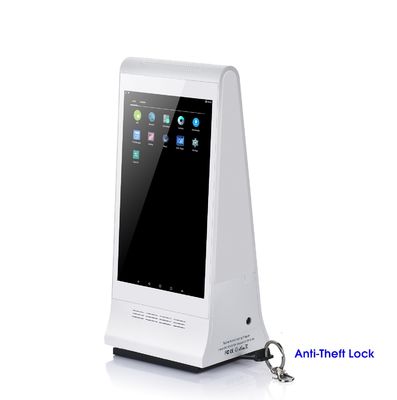 8인치 테이블 톱 디지털 주문 통화 디스플레이 메뉴 파워 뱅크와 LCD 스크린 광고 플레이어