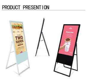선택 Foldable 광고 디지털 방식으로 간판 메뉴 널 지면 대 유형 3G/4G