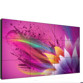 외부 최고 좁은 날의 사면 LCD 벽 전시 46&quot;는 4K 3.5mm 날의 사면 3x3 영상 벽을 했습니다