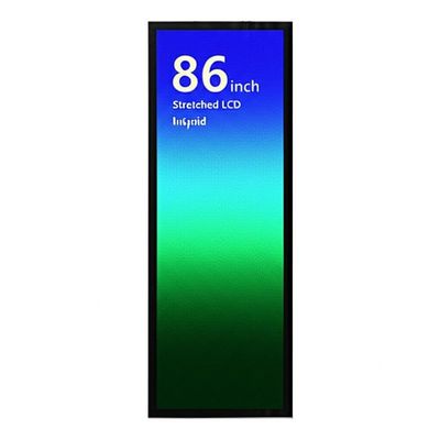 수직 설치용 안드로이드 OS 및 적외선 터치 스크린이 탑재된 86인치 스트레치 LCD 디스플레이