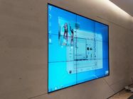 이음새가 없는 좁은 날의 사면 LCD 영상 벽 HD 4K 해결책 전시 상점 우편물을 위한 55 인치