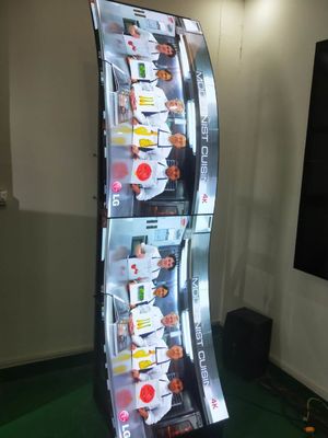 OLED 55 &quot; 1920x1080 바닥 스탠드 광고 선수 400 cd/m2명