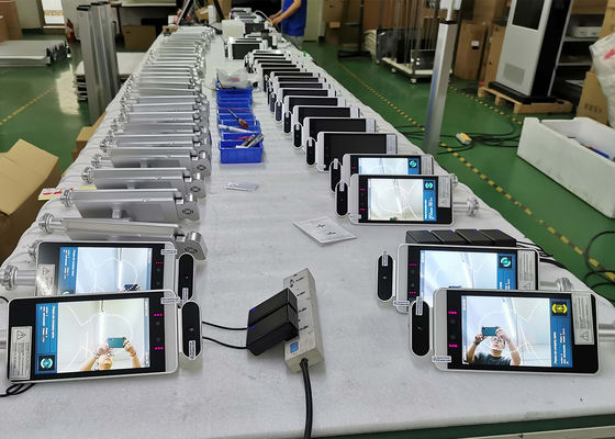 RFID 카드 판독기 생체 측정 얼굴 인식 자동 열 임시 측정 액세스 시스템 얼굴 인식 단말기