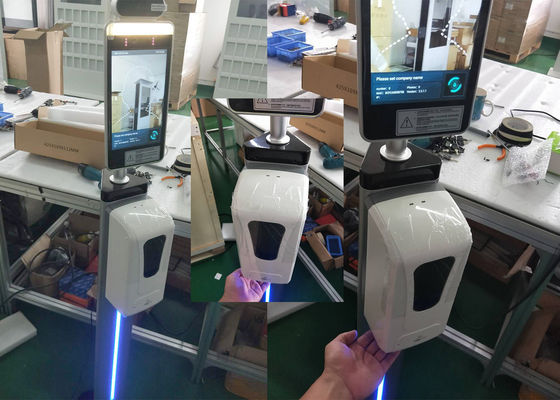 RFID 카드 판독기 생체 측정 얼굴 인식 자동 열 임시 측정 액세스 시스템 얼굴 인식 단말기