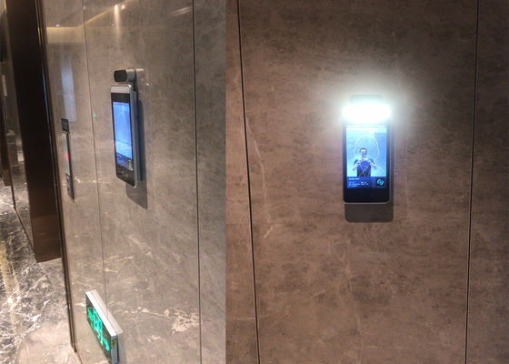 RFID 카드 판독기 생체 측정 얼굴 인식 자동 열 임시 측정 액세스 시스템 얼굴 인식 단말기