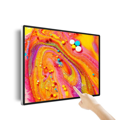 미디어 플레이어 터치 스크린 3.6GHz CPU 300 cd/m2 월스트리트는 32 인치 RK3368을 탑재했습니다