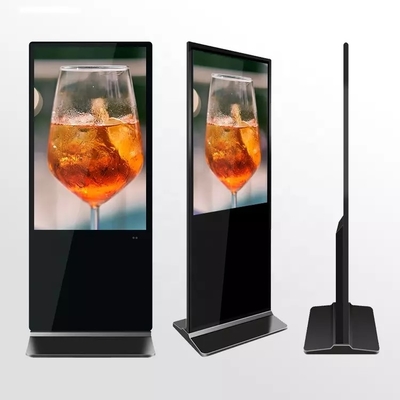 터치 스크린 키오스크 LCD 디지털 신호를 세우는 50 인치 실내 안드로이드 바닥