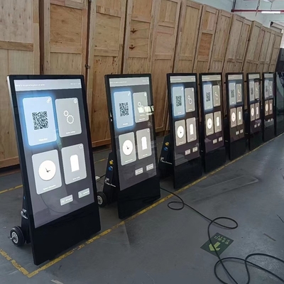방수 옥외 LCD 디지털 방식으로 Signage 전기 용량 터치 LCD 광고 간이 건축물