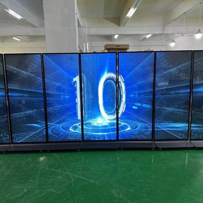 69.3인치 자유 서 있는 디지털 사이니지 실내 초 얇은 LCD 전체 화면