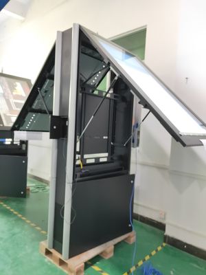 IP65 지크 코팅 스틸 LG IPS 외관 디지털 디스플레이 다국어 50000 시간 긴 수명