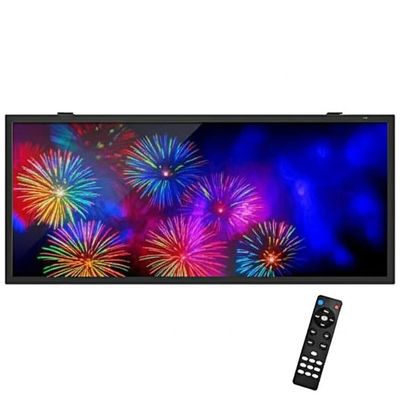 88인치 맞춤형 바 LCD 포스터 (USB 인터페이스 및 디지털 사이니지를 위한 리모컨 포함)