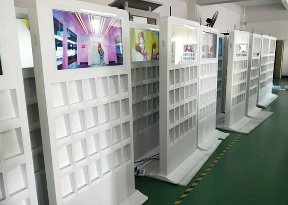 사진 부스를 세우는 3G 터치 스크린 450 cd/m2 55in 바닥