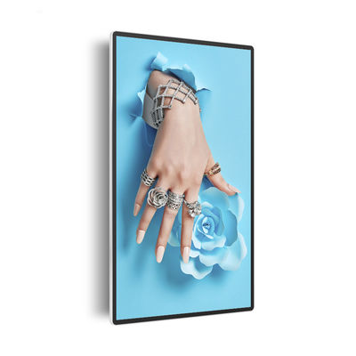 디지털 신호 OEM RK3399 벽은 터치가 500 밝기  AC240V VGA를 지킨다는 것을 개시했습니다