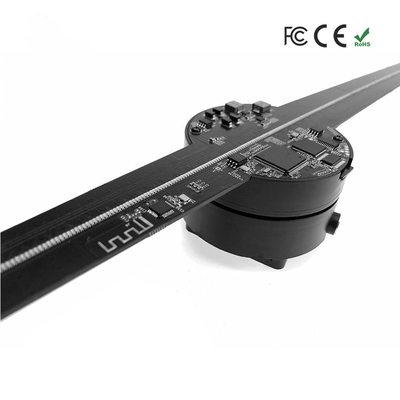 1024 PC LED LIGHTS HD 와이파이 홀로그램 팬  65x2 전문자필 디스플레이 led 광고 팬 3D명